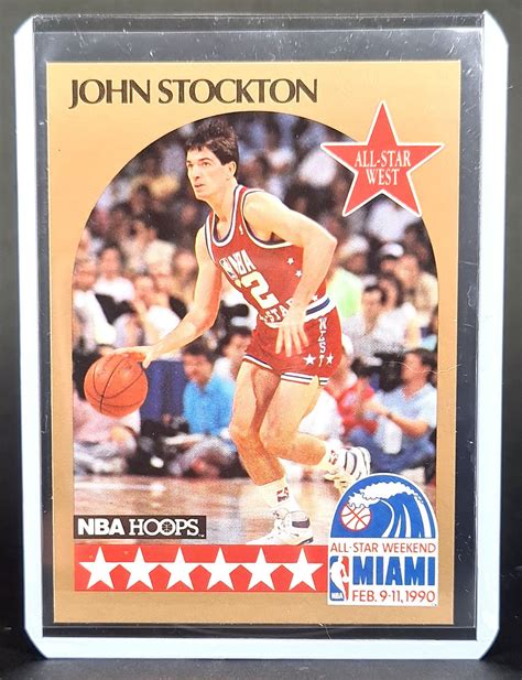 1990 NBA Hoops John Stockton Cardnation