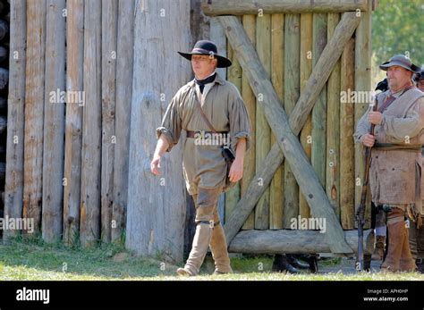 Daniel Boone Leaving The Fort For Negotiations At The Siege Of Fort