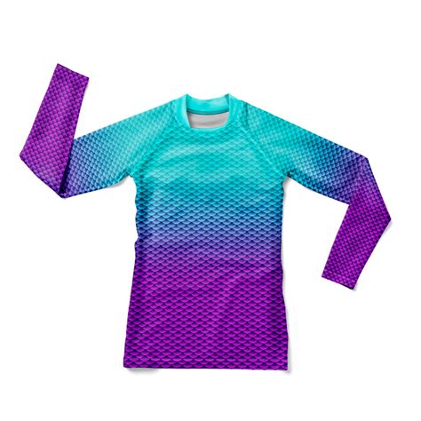 Plum Paradise Luxe Rashguard - Two Oceans Mermaid Tails