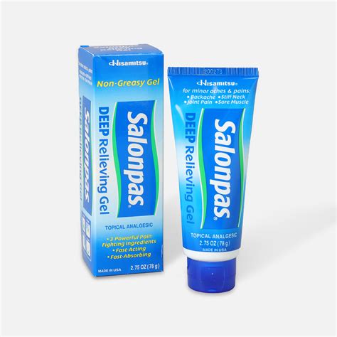 Salonpas Deep Pain Relieving Gel, 2.75 oz