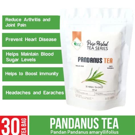 Jual Elif Tea Pandanus Tea Teh Daun Pandan Wangi Tea Bag