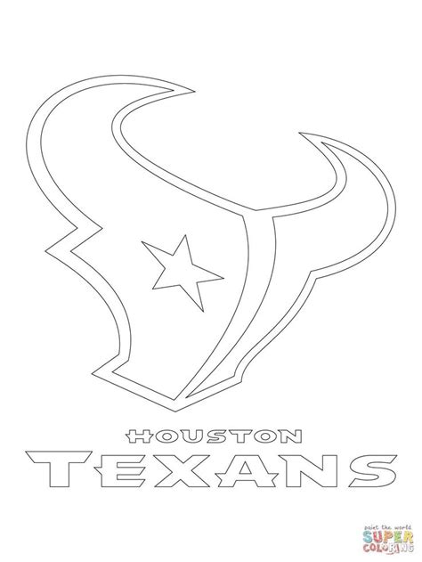 Texans Rockets Astros Logo Combined Coloring Pages 2025