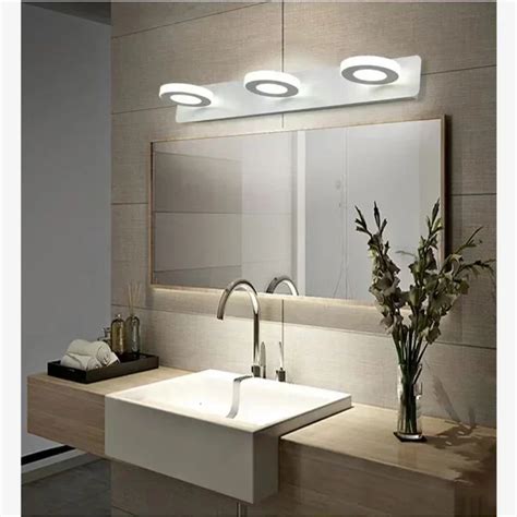 Luz Led Para Banheiro - Luz-dianteira-do-espelho-LED-para-o-banheiro-l-mpada-de-parede-l-mpadas ...
