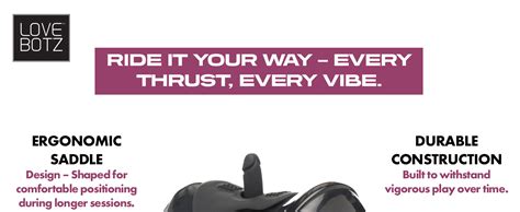 Amazon Lovebotz The Bucking Saddle Thrusting Vibrating Saddle Sex Machine Attachments