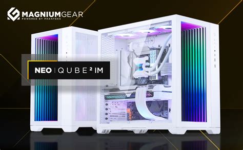 Magniumgear Neo Qube 2 IM, Dual Chamber ATX Mid-tower, Digital-RGB ...