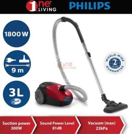 Philips 2000 Series Bagged Vacuum Cleaner FC8293 (FC8293/61)