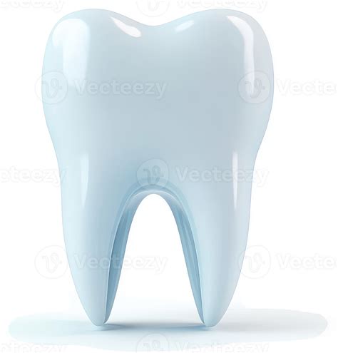Light Blue Tooth Illustration Depicts Oral Health. 60727789 PNG