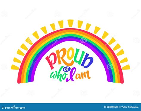 Gay Lettering Quote LGBT Pride Slogan Human Rights And Tolerance