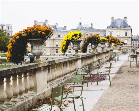 La Mémoire Vive Autumn In Paris Jardin Du Luxembourg