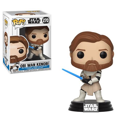 Funko POP Star Wars: Clone Wars - Obi Wan Kenobi - Walmart.com