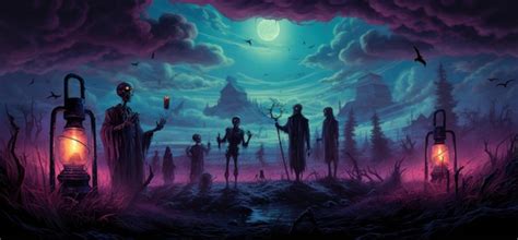 Premium Photo Spooky Halloween Background