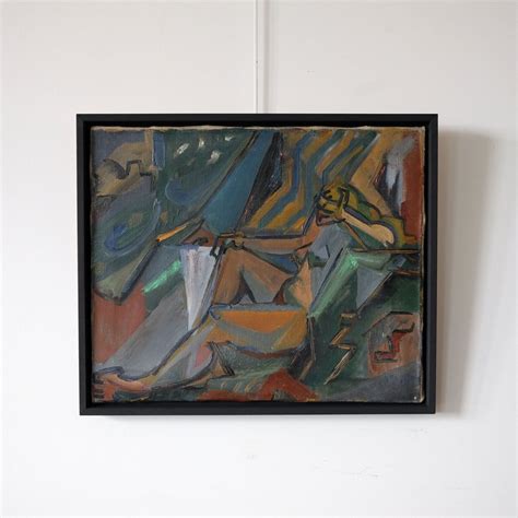 Cubist Abstract Reclining Nude Puckhaber Decorative Antiques Specialists In Decorative