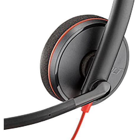 Plantronics Headset Blackwire C3220, Stereo-Headset mit Mikrofon, USB-A ...