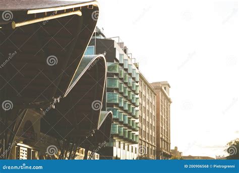Bercelona Spain City View With Architecture Of The Most Famous