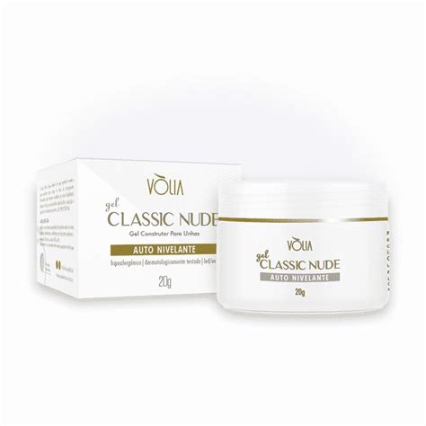 Gel para unhas Vòlia Classic Nude Gel Construtor e Alongamento UV LED G