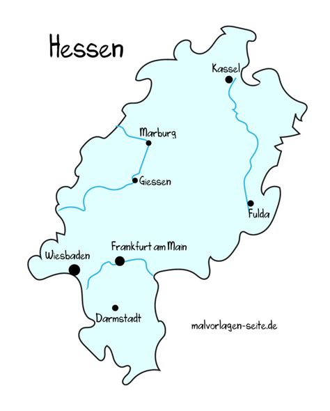 karta hesena karta drzave hesen