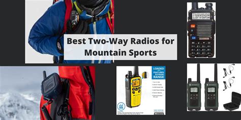 Best Two Way Radios For Mountain Sports