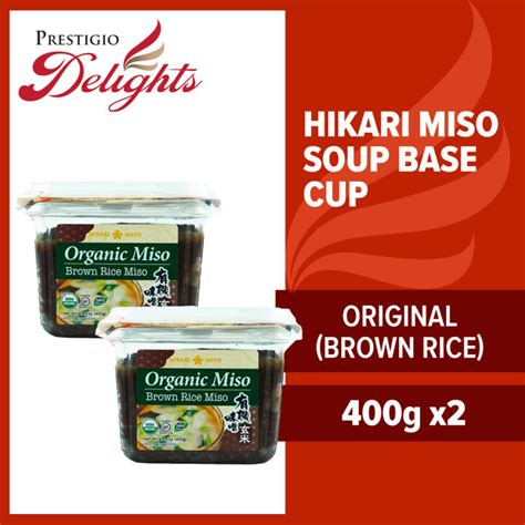 Hikari Original Miso Soup Base 400g Cup Bundle Of 2 Lazada Singapore