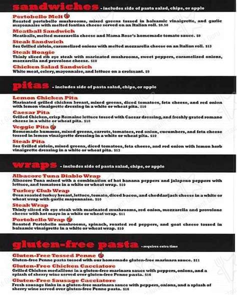 Menu At My Tomato Pie Pizzeria Getzville Niagara Falls Blvd