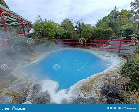 Japanese Hot Spring Onsen Beppu Stock Photo Image Of Fountain Hotspri