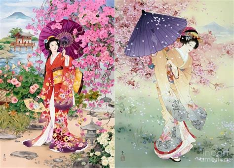 Традиционные японские рисунки - 77 фото