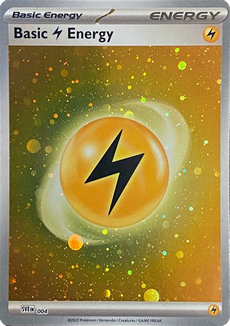 Basic Lightning Energy Cosmos Holo Sv01 Scarlet And Violet Base Set