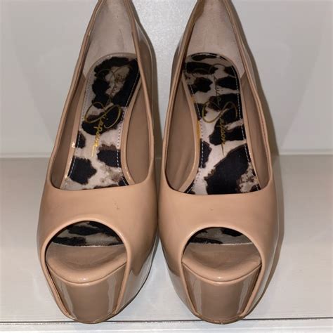 Jessica Simpson Shoes Jessica Simpson Nude Patent Leather Poshmark