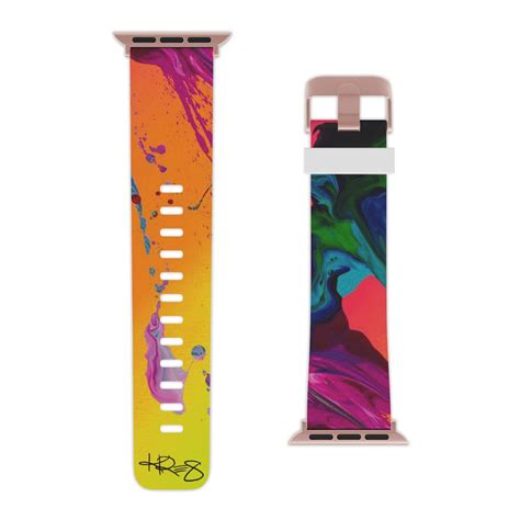 Rainbow Abstract Kre8 Watch Band For Apple Watch Kre8 Merch Store