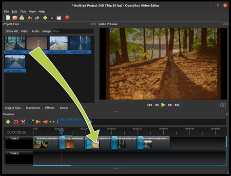 quick tutorial openshot video editor  documentation