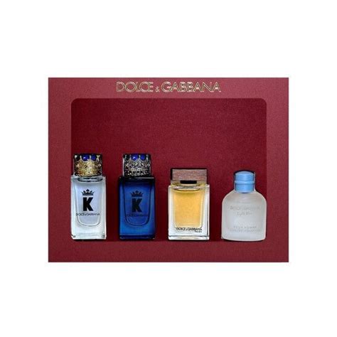 dolce gabbana mens mini gift set  miniatures fragrance london