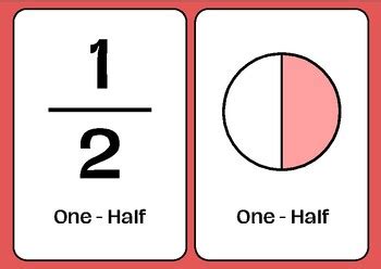 Engaging Fraction Printable Flashcards by Color Craft Corner | TPT