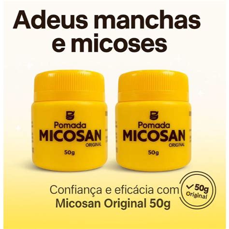 Pomada Para Frieiras E Micoses - Pomadas Micosan Mikoziu P/ Clareamento de pele , Coceiras Tratamento ...