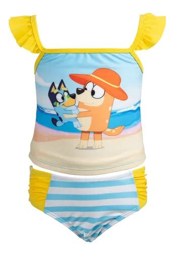 Braguita De Bikini Bluey Bingo Para Niñas Pequeñas Meses sin interés