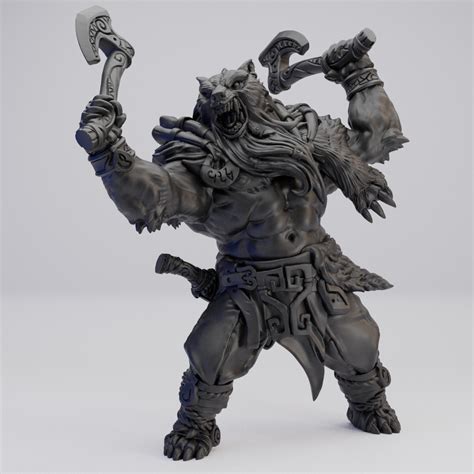 Hot Goblin バーサーカー獣人A ミニチュア ホットゴブリン 狂戦士 戦士