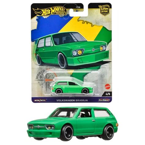 Hot Wheels Premium Volkswagen Brasilia Green ชด WORLD TOUR โมเดลรถเหลก ฮอตวว ลอยาง รถของเลน