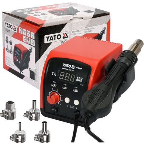 Stacja Lutownicza C Hot Air Moc W Esd Safe Yato Yt Cena