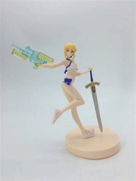 Fate Extra Night Saber Bikini Wave Anime Pvc Action Figure Collection