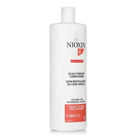 Nioxin Density System 4 Scalp Therapy Conditioner Colored Hair Progressed Thinning Color Safe