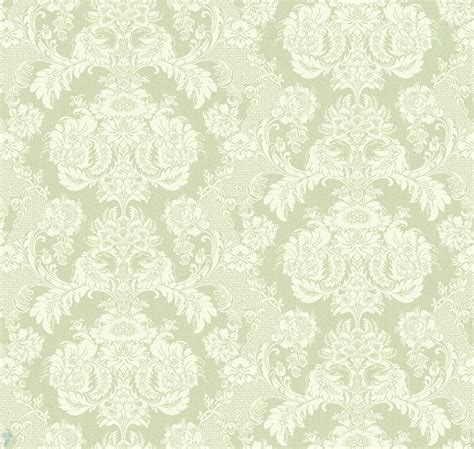 Обои флизелиновые Milassa Gem Gem1, 005 (1х10,05) дамаск, зеленые (рул ...