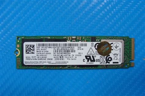 Dell 15 9570 Samsung 256GB NVMe M.2 SSD Solid State MZVLB256HBHQ-000D1 ...