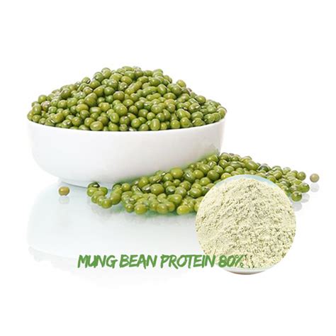 Mung Bean Isolated Protein 80 Powder Used As Food Or Nutritional