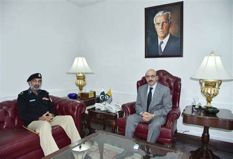 Ig Ajk Salahuddin Mehsud Calls On President Masood Khan Daily
