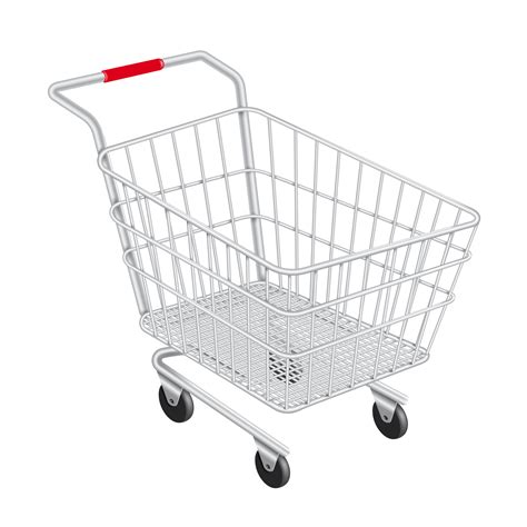 Empty Shopping Cart On Transparent Background 24124683 PNG