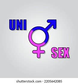 Unisex Symbol Male Female Sex Sign Stock Vector Royalty Free Shutterstock