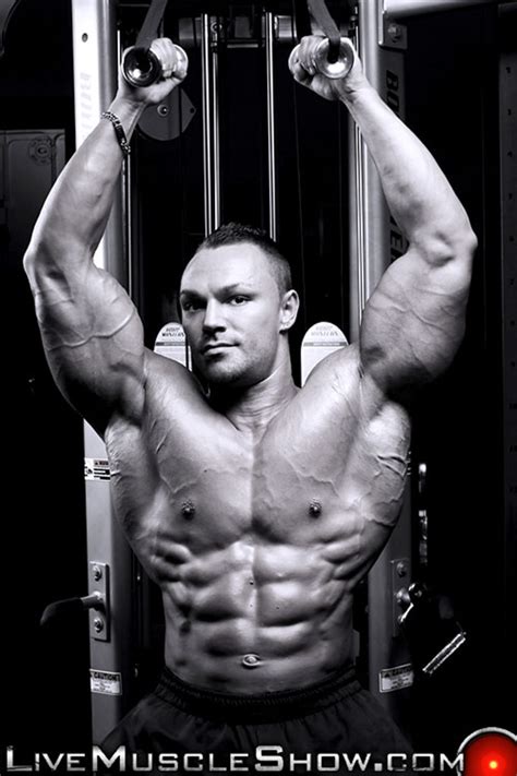 Naked Bodybuilder Marcel Marlin At Live Muscle Show Nude Gay Porn Pics