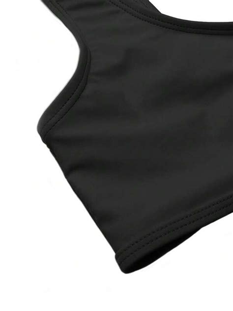 Tween Girl Knot Hem Bikini Swimsuit Shein Uk