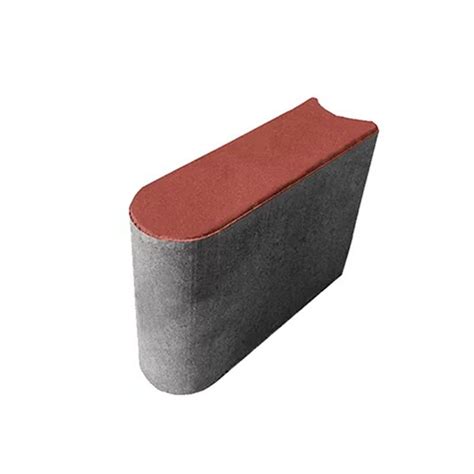Камни бетонные бортовые БР 25.20.8, красный, 250х200х80 мм купить в ...