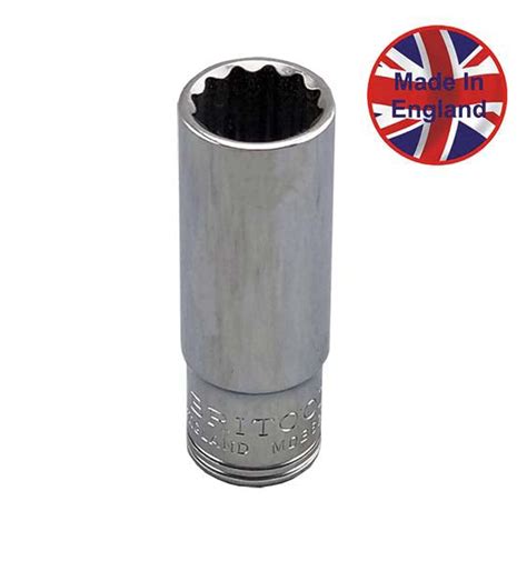 Britool England 38 Drive Af Deep 12 Point Socket Range Trademarque
