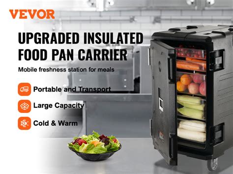 Mua VEVOR Insulated Food Pan Carrier Qt Hot Box For Catering LLDPE Food Box Carrier W