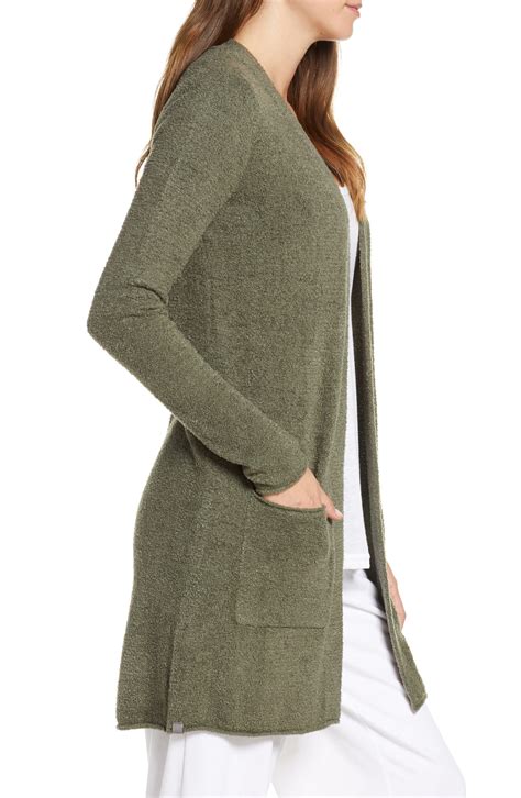 Barefoot Dreams Barefoot Dreams Cozychic Lite Long Cardigan In Olive